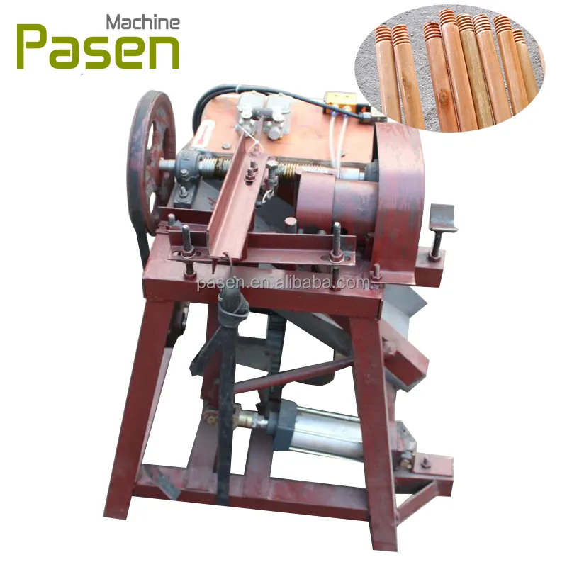 Máquina para roscar varillas de madera, mango de madera manual, máquina para hacer roscas