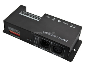 12v 3ch * 8A rgb dmx controller dmx512 decoder dmx 512 controller dimmer 3 anni di garanzia - Product Image 2