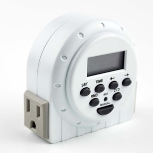 Electronic Digital <strong>Timer</strong> <strong>Switch</strong> US Plug <strong>Lighting</strong> <strong>Timer</strong> Outlet 120V 110V AC 7 Day 12/24 Hour Programmable Timing Socket