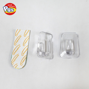 神童HR23自粘透明墙钩塑料可拆卸钩 - Product Image 2