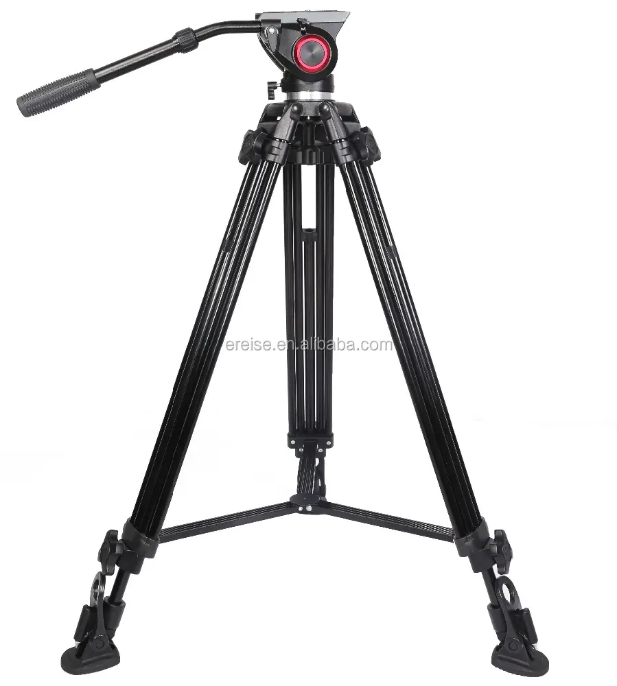 DCY-8018F Alüminyum Profesyonel dslr DV için ayak ile Tripod Kiti