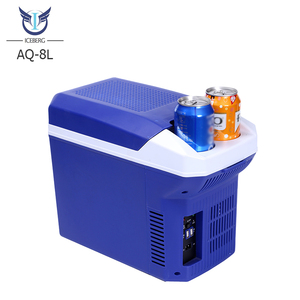 8L实用汽车迷你冰箱带<span class=keywords><strong>USB</strong></span> 5v小型汽车冷藏箱新款带数字显示和温度控制