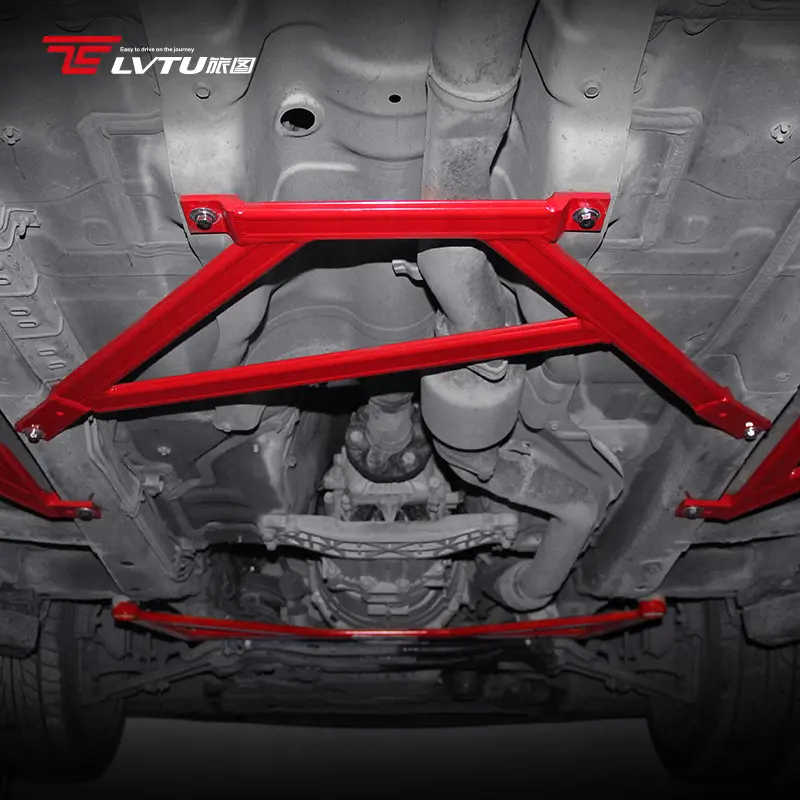 LVTU fábrica de aluminio abrazadera de puntal bar kit para Hyundai Genesis Coupe 09-18