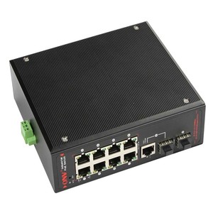 ONV 10/100Mbps <span class=keywords><strong>8</strong></span> PoE端口和2千兆组合端口快速管理工业PoE交换机 - Product Image 2