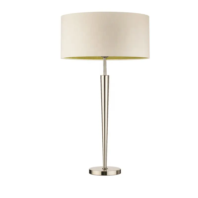Luminária de mesa elegante de luxo, para casamento, hotel, decoração moderna, regulável, iluminação interna, lâmpada de mesa