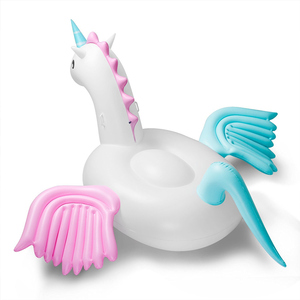 Guter Preis Qualität Wasser schwimmend aufblasbares Einhorn Erwachsene Pool-Spiele großes Wasser-Einhorn