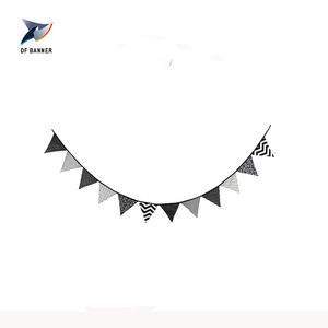 Gran oferta de banderines triangulares de poliéster de colores, Bandera de cadena, pancartas personalizadas, promociones deportivas, fiesta de Navidad automotriz - Product Image 5