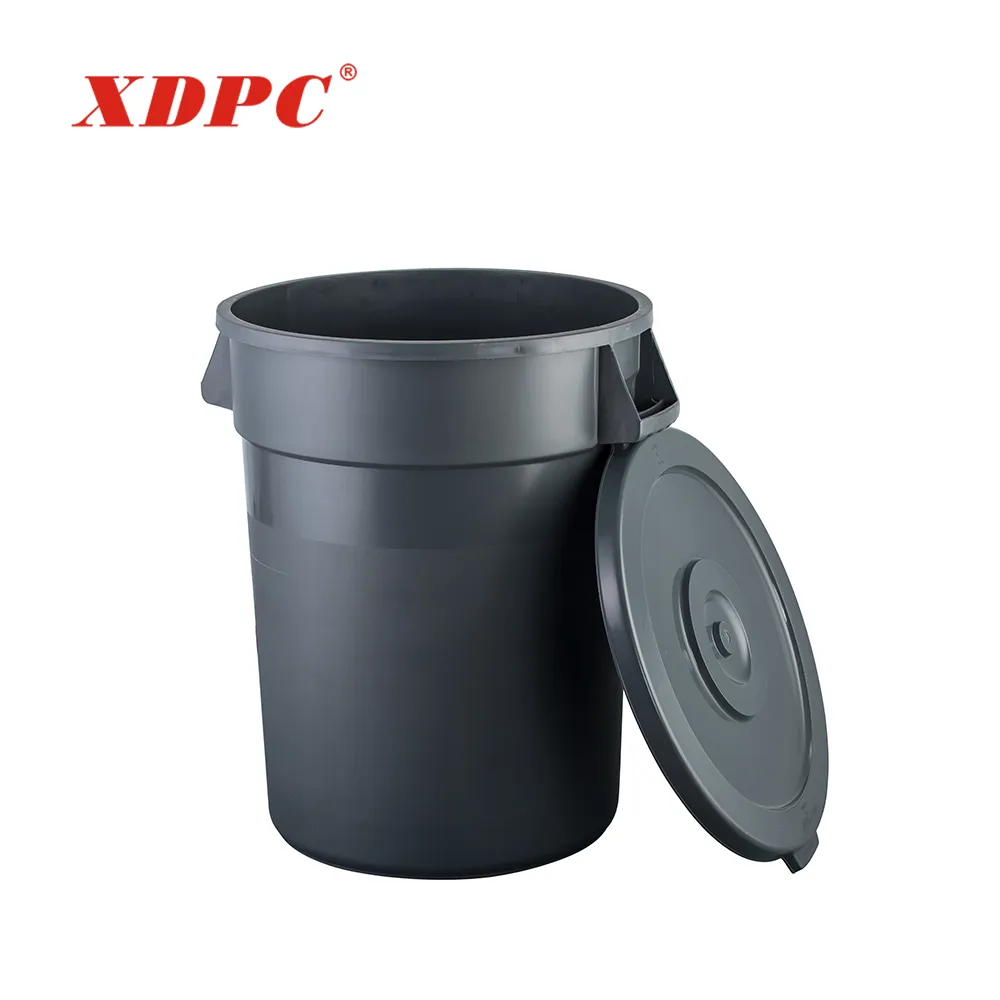 XDW-008 Fabricants ménagers écologiques salle intérieure 32 gallons ronde poubelle poubelle poubelle