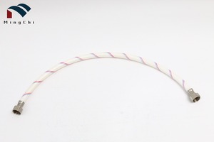 高压<span class=keywords><strong>Sanitary</strong></span> 45厘米不锈钢编织软管