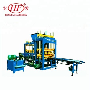 <strong>Qt5</strong>-15 Automatic Concrete <strong>Interlocking</strong> Hollow Brick <strong>Block</strong> Making <strong>Machine</strong> with Core Components-PLC Pump Engine Gearbox Bearing - Product Image 5