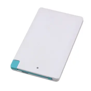 Universal Battery Charger Ultra Thin Card Power Bank Portable Powerbank Mini 2600mah Promotional Gift Credit Card Power Bank