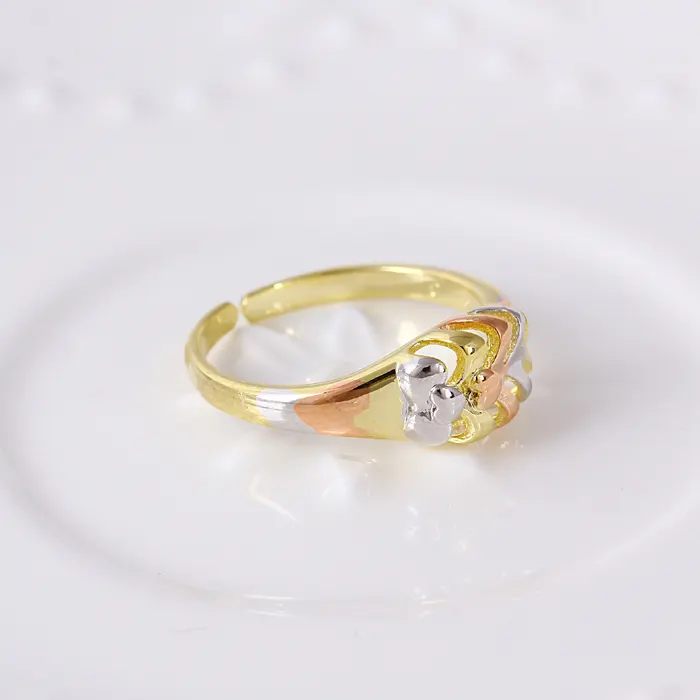 11362 China wholesale xuping fashion jewelry multicolor gold ring designs Elegant Classical Hollow out ring