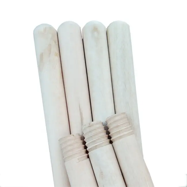 Bastoncini rotondi di legno di eucalipto di alta qualità manico di scopa cinese manico per scopa