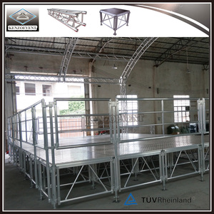 1.22 × 1.22m 800キロ/平方。m <span class=keywords><strong>Black</strong></span> Topping Assembly Cheap Portable StageとAluminum Alloy Structure CN