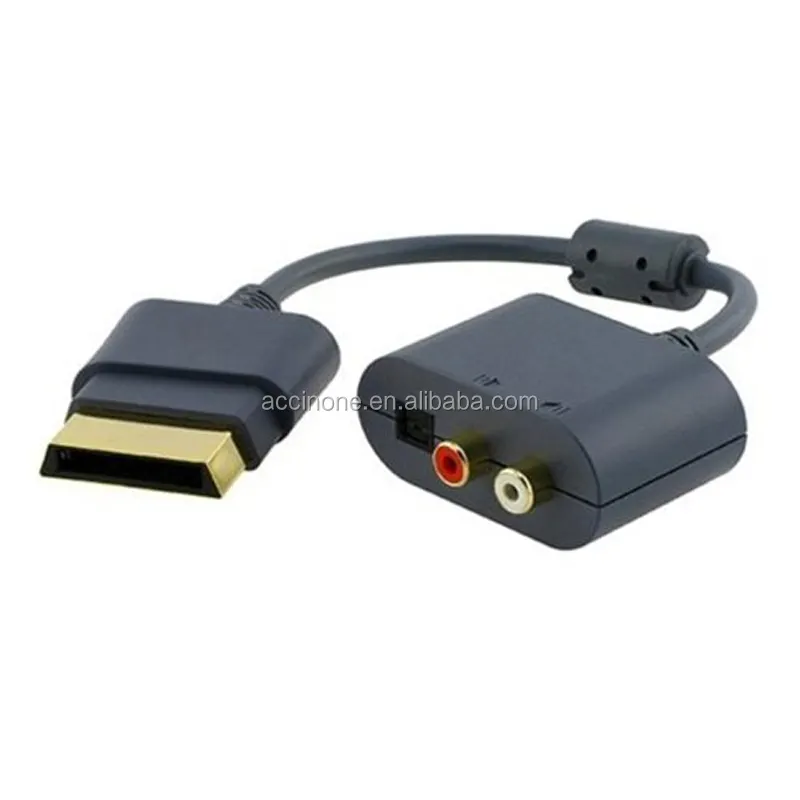Audio Adapter Kabel Für Xbox 360 AV Optical RCA Audio Kabel Für Xbox 360 Schlank Grau Farbe