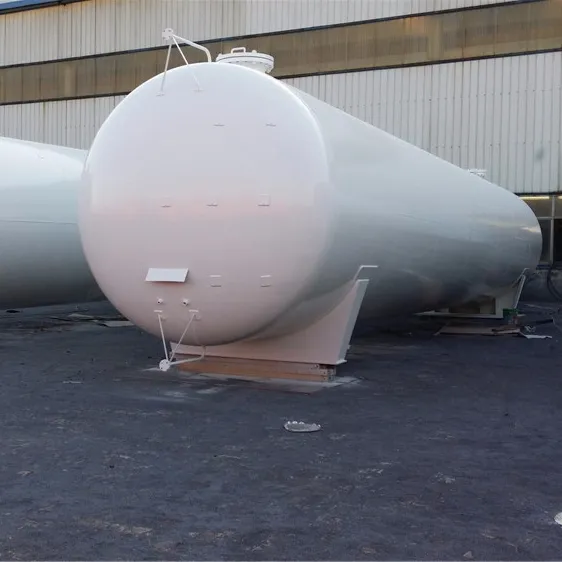 Taille personnalisée goped 200 mètres cubes propane Utilisé Lpg Réservoir de stockage de Gaz À Vendre