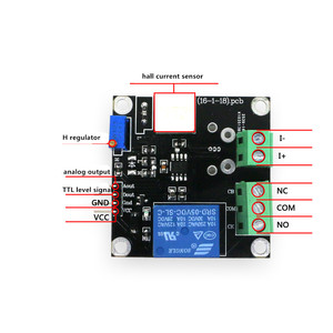 Taidacent Relay Output WCS2702 DC 2 Ampere <strong>Current</strong> Relay Switch Digital <strong>Open</strong> <strong>Loop</strong> <strong>Hall</strong> <strong>Sensor</strong> Leakage <strong>Current</strong> Measurement <strong>Sensor</strong> - Product Image 2