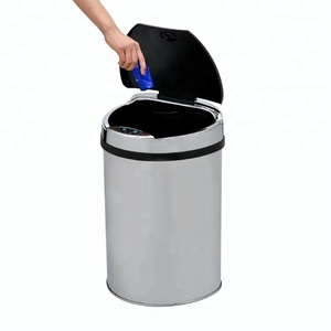 40 litros semicírculo casa cocina electrónica de acero inoxidable compost bin