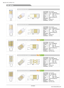 G8 led電球2.3W G4 G6.35 G8 GY8.6 LED Light G4 LED Lamp led G6.35 led電球120V G8 led電球g8 led lamp220v 110V - Product Image 6