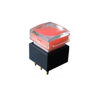 Illuminato led del pulsante a membrana micro interruttore