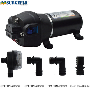 SURGEFLO FL-44 24V 17LPM 40PSI Dc แบบพกพาแม่เหล็กถาวรปั๊มน้ำแรงดันต่ำ - Product Image 2