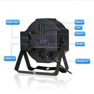 ไฟ LED PAR <span class=keywords><strong>36</strong></span>ดวงสำหรับดีเจดิสโก้บาร์ปาร์ตี้ไฟเวที RGB DMX512