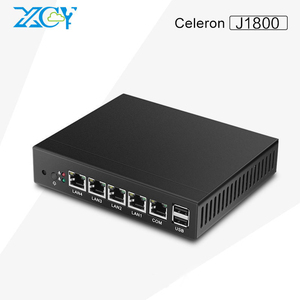 XCY mini pc uso pfsense Firewall celeron J1800 2.41 Ghz computador como Router 4 porta lan barebone pc dual core