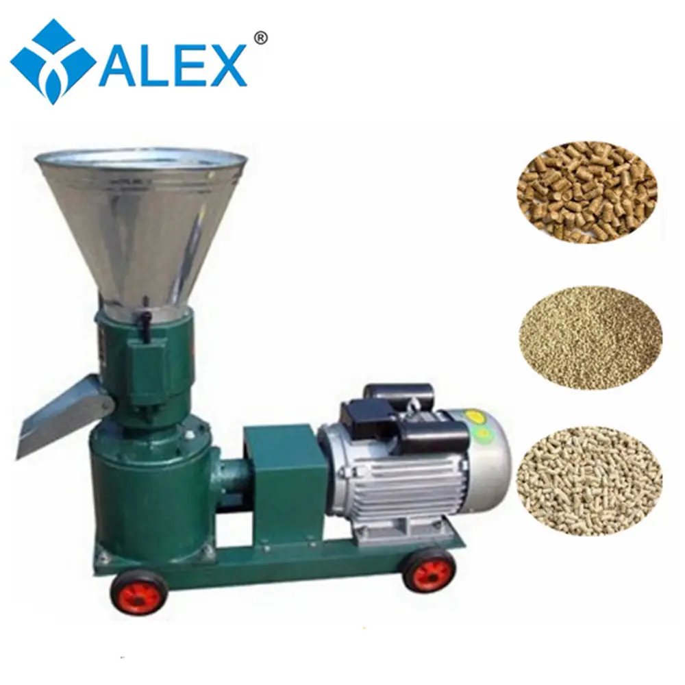 Small automatic chicken feed making machine animal feed pellet machine/feed pellet mill for sale