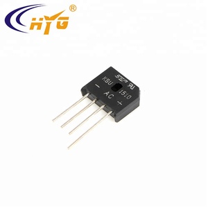 KBU paketi 15amp büyük akım KBU1504 köprü doğrultucu diyot 400V DIP-4 düz köprü yeni orijinal KBU1504
