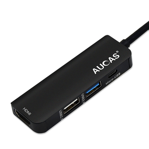 Offer Docking Station 4 in 1 Features <strong>Usb</strong> Hub Type C <strong>to</strong> <strong>USB</strong> 2.0 + 3.0 Micro <strong>USB</strong> HD 4 Port Network Convert Adapter - Product Image 2