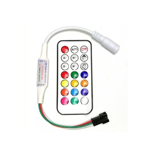 DC5V WS2811 RGB-LED-Pixel-Controller für LED-Streifen 21Key 5V WS2812B IR-LED-Mini-Pixel-Controller
