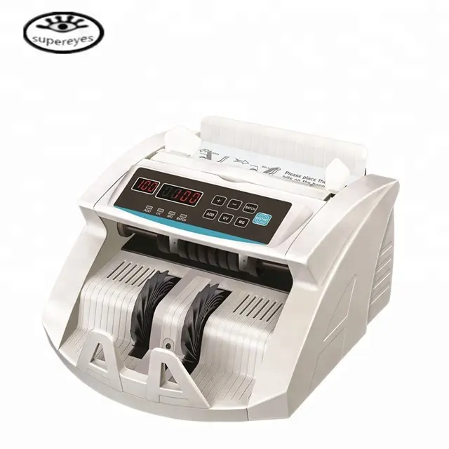 Moneda, máquina contadora/máquina de contar de dinero USD por número de serie de impresión