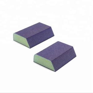 100 120 160 180 <span class=keywords><strong>200</strong></span> Grit Çok Amaçlı Açılı Alüminyum Oksit Zımpara Sünger Blok paslanmaz çelik ovalayıcı