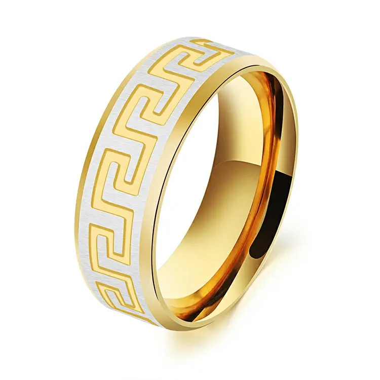 مارلاري 18K مطلية بالذهب خواتم الزفاف صور واسعار خاتم الذهب تصاميم للرجال