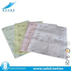 Papel de impresión continua de computadora, copia de papel sin carbón, el color más Popular de 5 capas - Product Image 2