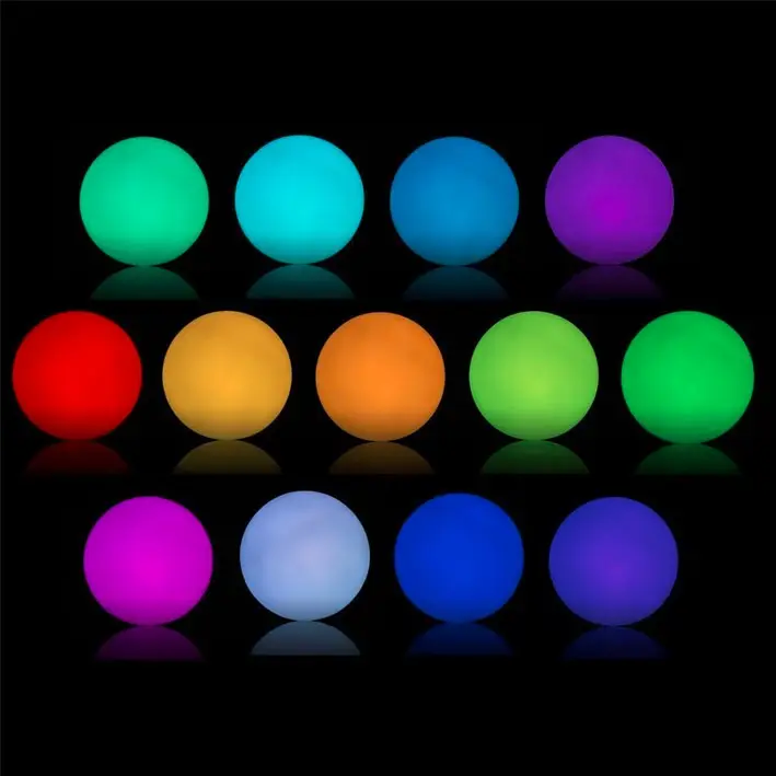 JEEJA magnetic led orb floating pool garden light ball with low price