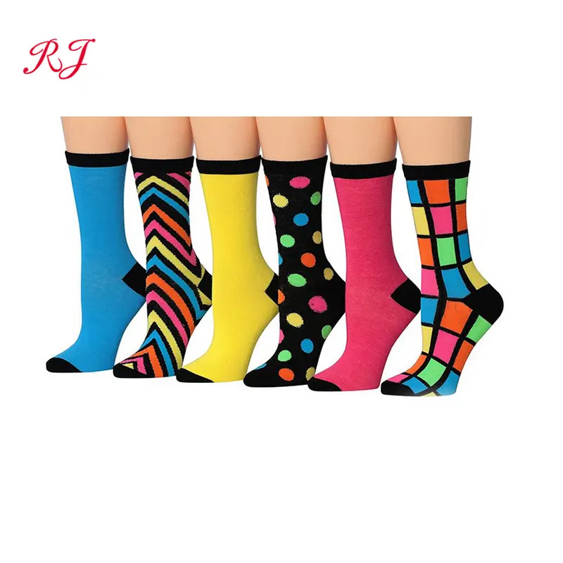 Calcetines RJ-II-0570 de algodón para mujer, ropa interior