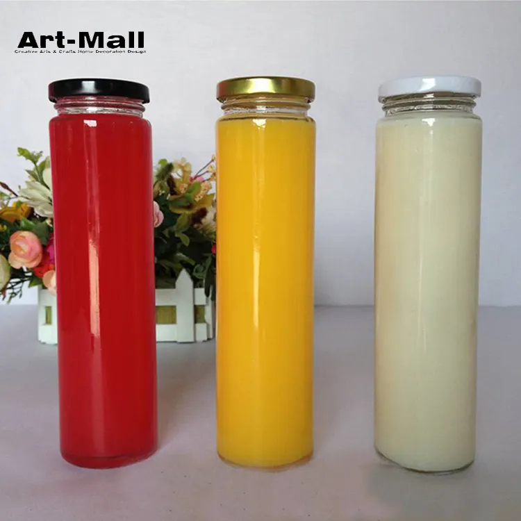 Worth buying empty clear long neck wholesale glass juice bottles
