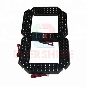 Evershine 12 Pollici di Colore Bianco Numeri Digitali Modulo 7 Segmenti Display A LED Per Il Prezzo del Petrolio HA PORTATO Segni LED Prezzo del Gas A distanza di Controllo - Product Image 3