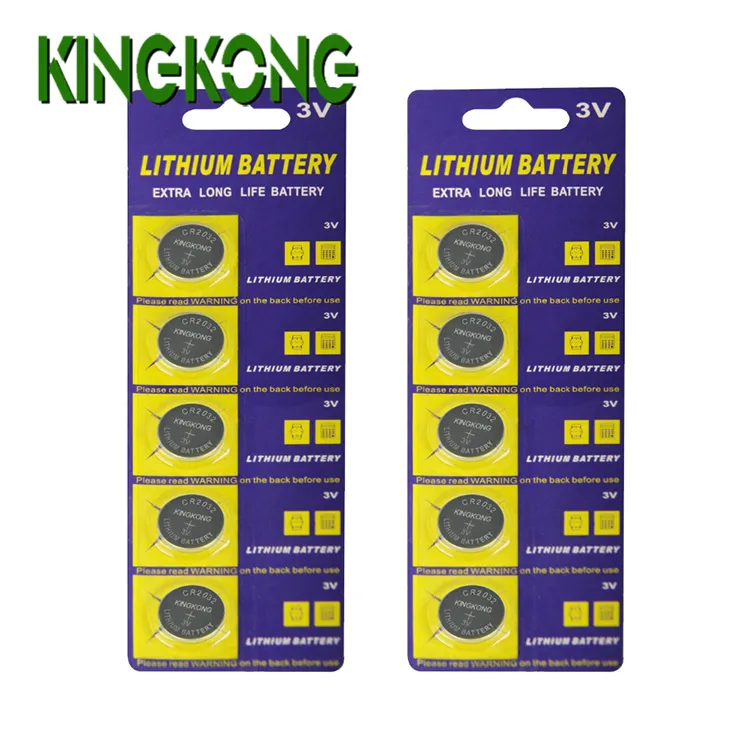 D'ion de Lithium Bouton Batterie Cr2032 3v 210mah Cr2032 Batterie