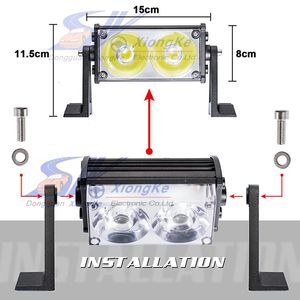 12v 40w otomobil led çalışma ışığı 24v otomobil parçaları araba led çalışma lambası off-road sürüş - Product Image 5