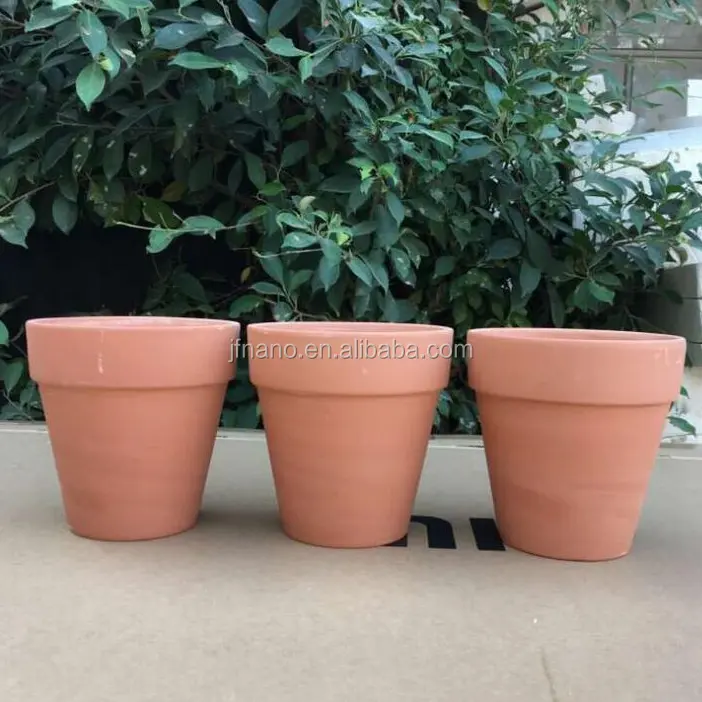 A buon mercato di ceramica rotondo di terracotta vasi da giardino all'ingrosso