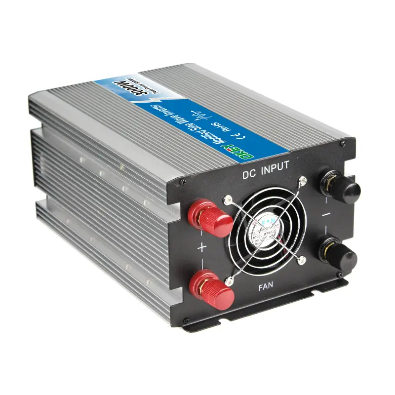 Convertidor de potencia sinusoidal modificada, 3000W, pico de potencia 6000W