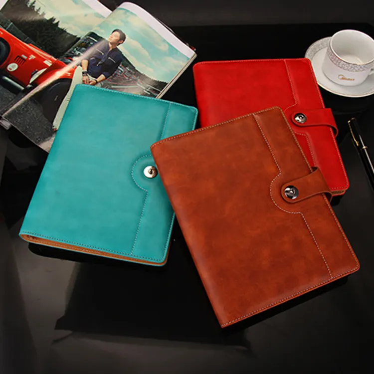 Customizáveis de Folhas Soltas notebook Pasta de Anel de Couro PU A5 A4 A6 Tamanho Do Bloco de Notas caderno espiral agenda organizador planejador Diário