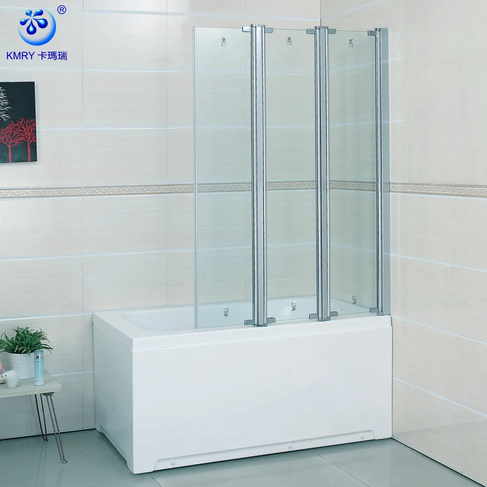 Floding Vetro Vasca da Bagno Doccia Schermo (KD3202)