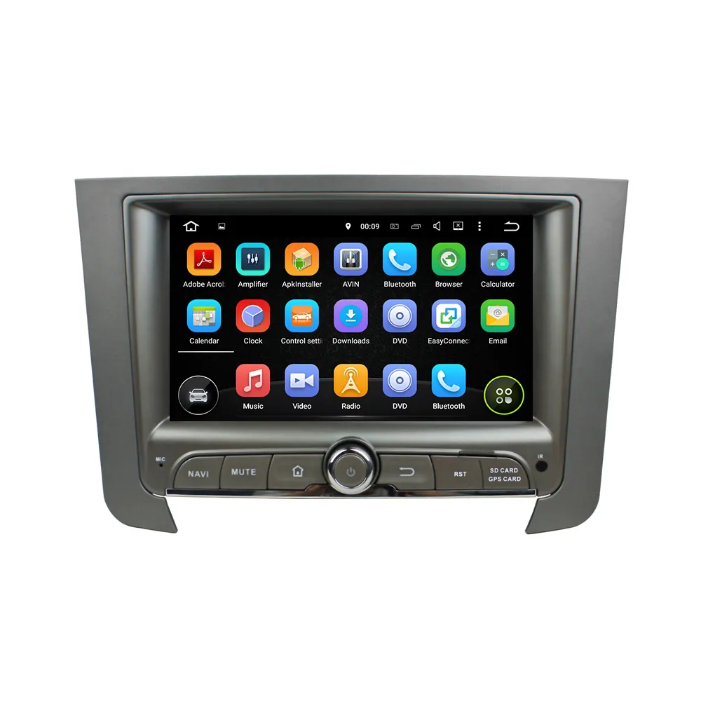 Android 10 Восьмиядерный 7 "gps DAB OBD wifi Восьмиядерный автомобильный DVD-плеер для SsangYong REXTON 2014
