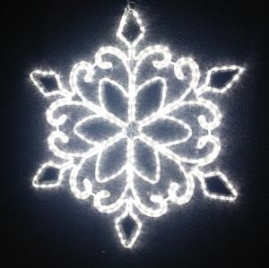 Luz led con motivo de copo de nieve - Product Image 3