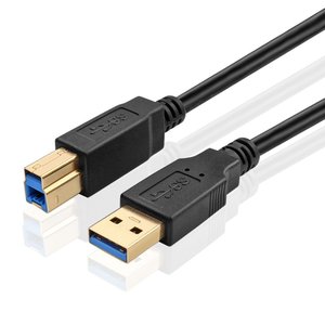 USB A-Male to <span class=keywords><strong>B</strong></span>-Male (15 英尺) type A to <span class=keywords><strong>B</strong></span> Male <span class=keywords><strong>SuperSpeed</strong></span> USB 3.0 Cable