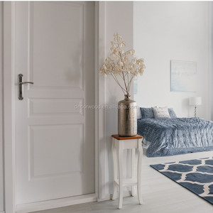 High Quality Solid Wooden 2 Panels <strong>Wood</strong> <strong>Door</strong> Design Guangzhou - Product Image 5
