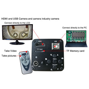 EOC H-D-M-I kesme 16MP endüstriyel video kamera için fotoğraf çekmek video mikroskop